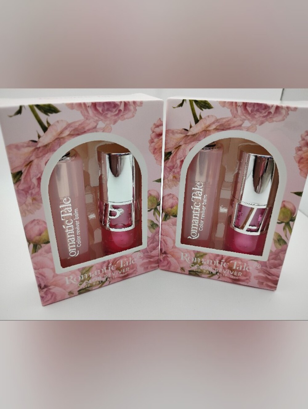 2 Sets Romantic Tale Pink Color Reviver Lip Balm + Hydrating Pink Lip Oil BNIB - Picture 4 of 5